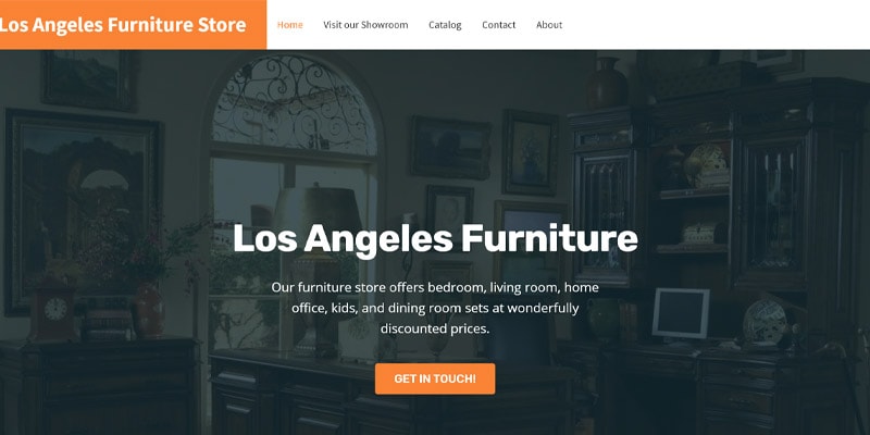Image of LA Furniture Online project